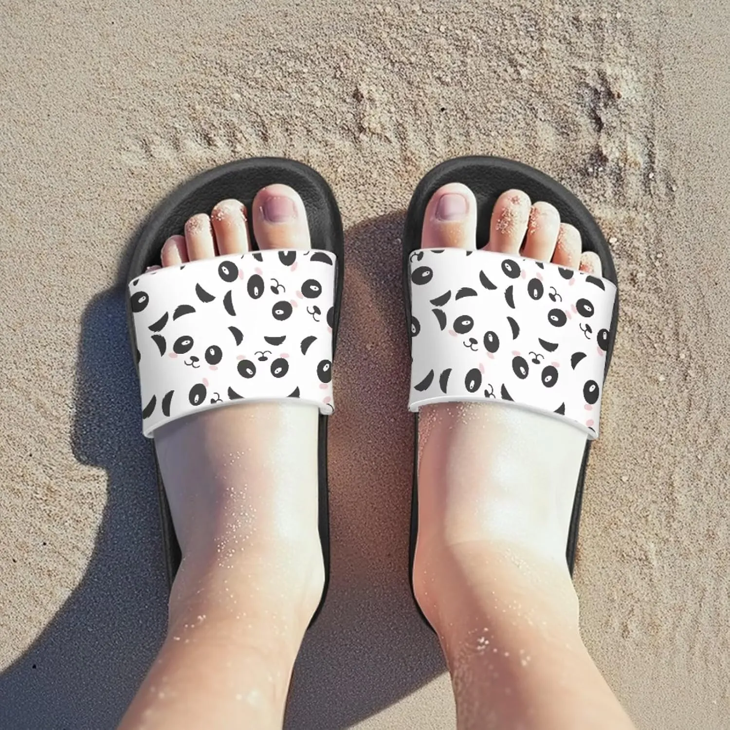 Toddler Boys Slides Sports Slides Sandals Water Shoes Casual Slippers Comfortable Beach Pool Shower Shoes Waterproof