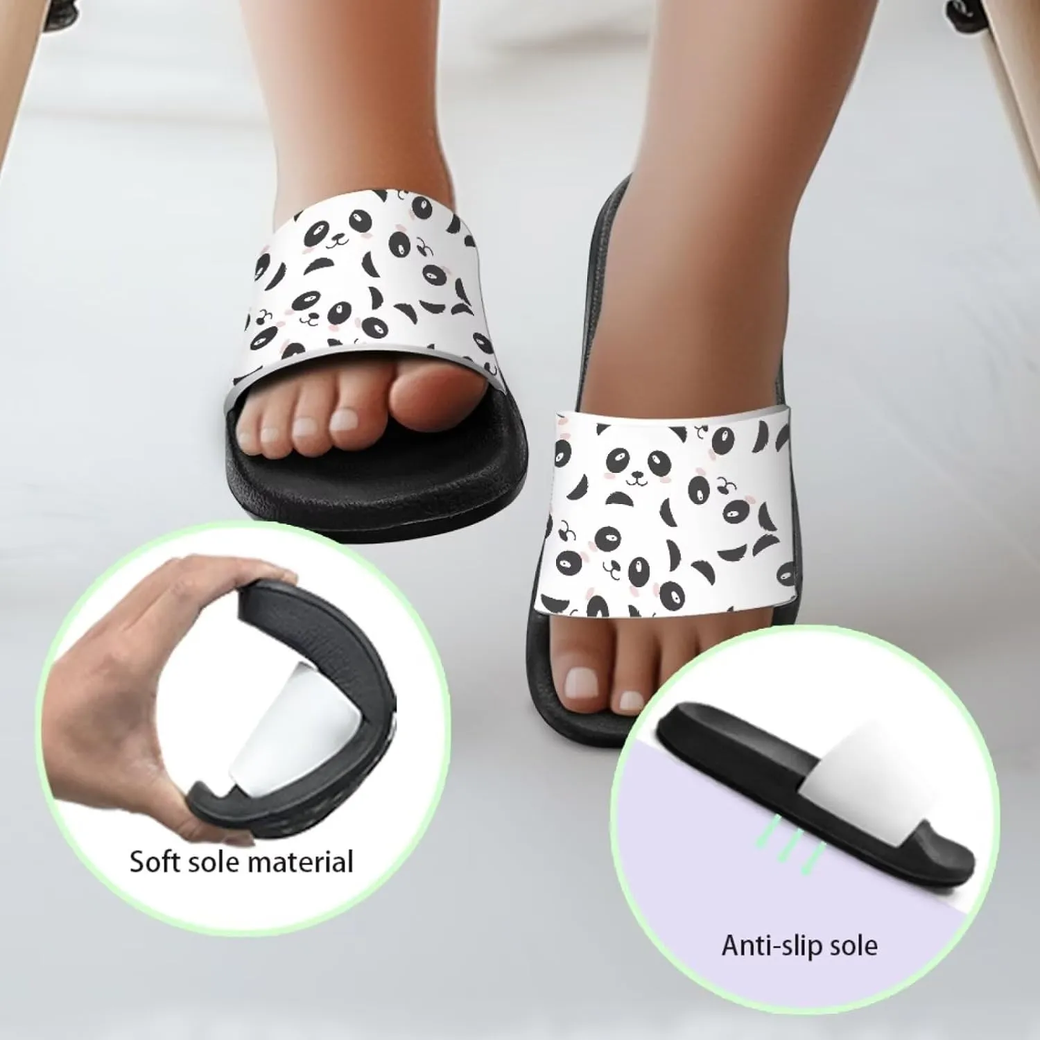 Toddler Boys Slides Sports Slides Sandals Water Shoes Casual Slippers Comfortable Beach Pool Shower Shoes Waterproof