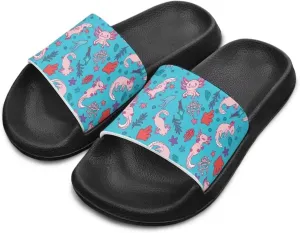 Toddler Boys Slides Sports Slides Sandals Water Shoes Casual Slippers Comfortable Beach Pool Shower Shoes Waterproof