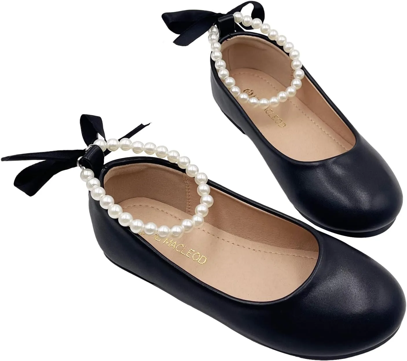 Toddler Flower Girl's Dress Shoes Mary Jane Ballet Shoes for Party,School, Birthday, Performance,Wedding