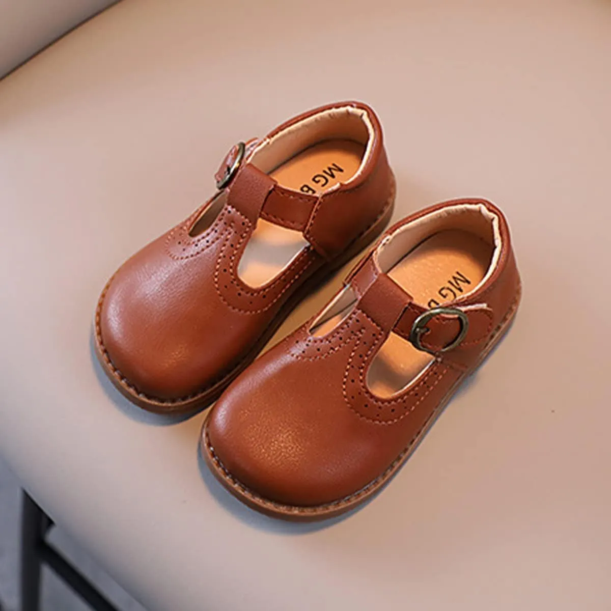 Toddler Girl Dress Shoes Mary Jane Ballerina Flats Party School Shoes Bowknot Wedding Princess Shoes