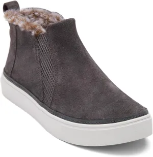 TOMS Bryce Pavement Grey Suede/Faux Fur 12 B (M)