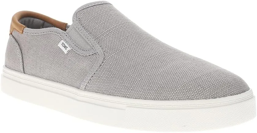 TOMS Mens Baja 2.0 Canvas Slip On Sneakers Shoes Casual - Grey