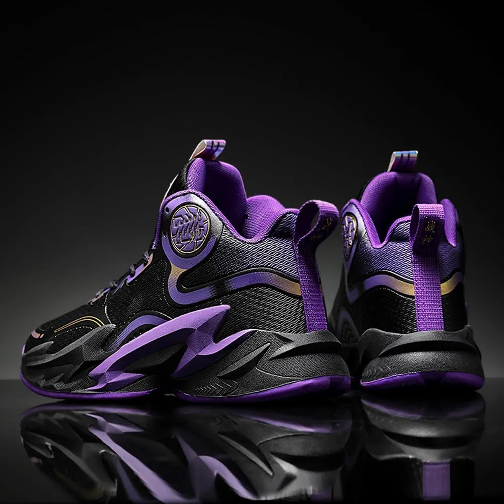 Unisex Basketball Shoes Breathable Non Slip Running Athletic Cushion Sports Fashion Sneakers