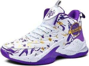 Unisex Basketball Shoes Breathable Non Slip Running Athletic Cushion Sports Fashion Sneakers