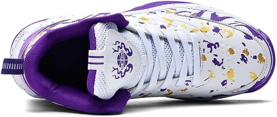 Unisex Basketball Shoes Breathable Non Slip Running Athletic Cushion Sports Fashion Sneakers