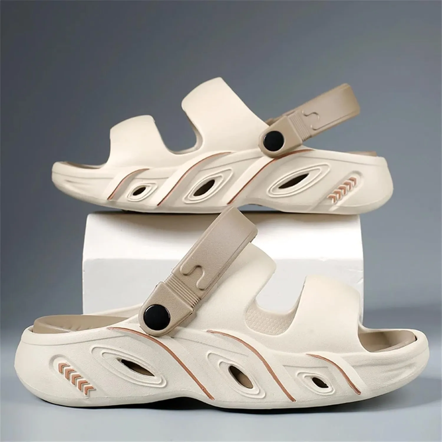 Unisex Beach Sandals - Soft Slides with Breathable Clog Design