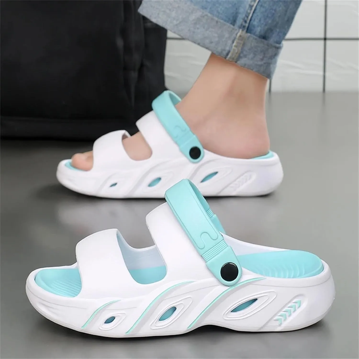 Unisex Beach Sandals - Soft Slides with Breathable Clog Design