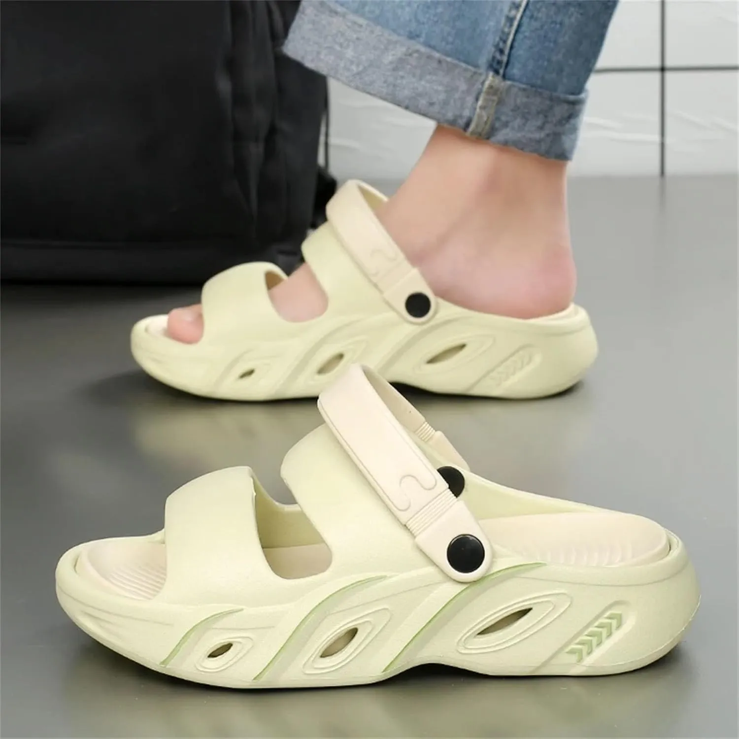 Unisex Beach Sandals - Soft Slides with Breathable Clog Design