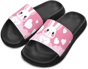 Unisex Slides for Girls Boys Comfortable Slippers Slides Non-slip Shower Shoes House Fashion for Indoor & Outdoor