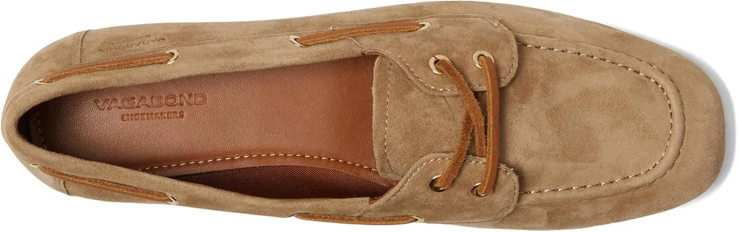 Vagabond Shoemakers Women's Hillary Suede Boating Shoe Flats