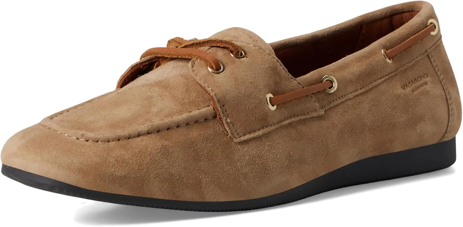 Vagabond Shoemakers Women's Hillary Suede Boating Shoe Flats
