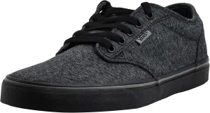 Vans Mens Atwood (Varsity Textile) Black/Pewter Size 8