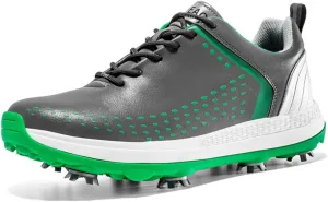 VEACAM Mens Golf Shoes Waterproof Golf Trainers Outdoor Golfing Sports Shoes Casual Ligthweight Golf Sneakers