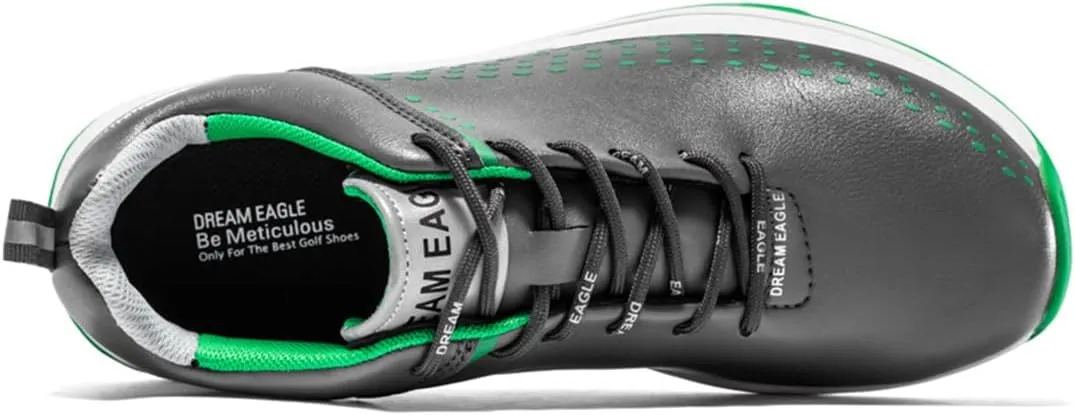 VEACAM Mens Golf Shoes Waterproof Golf Trainers Outdoor Golfing Sports Shoes Casual Ligthweight Golf Sneakers
