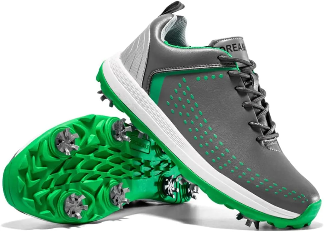 VEACAM Mens Golf Shoes Waterproof Golf Trainers Outdoor Golfing Sports Shoes Casual Ligthweight Golf Sneakers