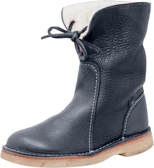 Vintage Buttery-Soft Waterproof Wool Lining Boots Vintage Buttery-Soft Wool Lining Boots PU Leather