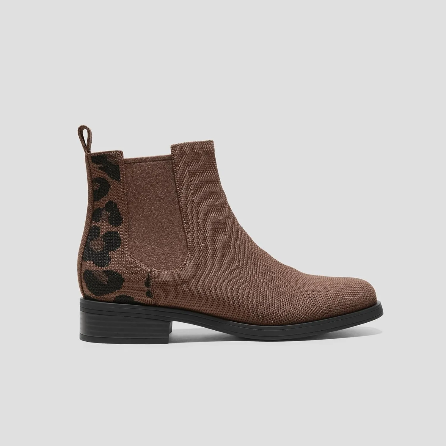 VIVAIA Clara Women's Water Repellent Wool Ankle Chelsea Boots Slip on Square-Toe Booties 2.5cm/1” heel height Booties Lady Dress Short Winter Fall Boots