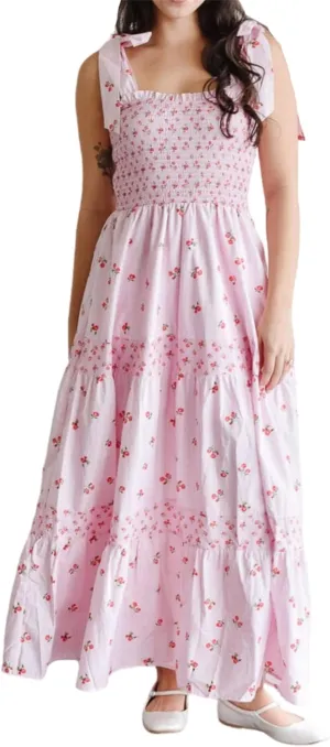 Women Floral Maxi Dress Summer Tie Strap Ruffle Sleeveless Backless Boho Long Dress Flowy Beach Vacation Sundress