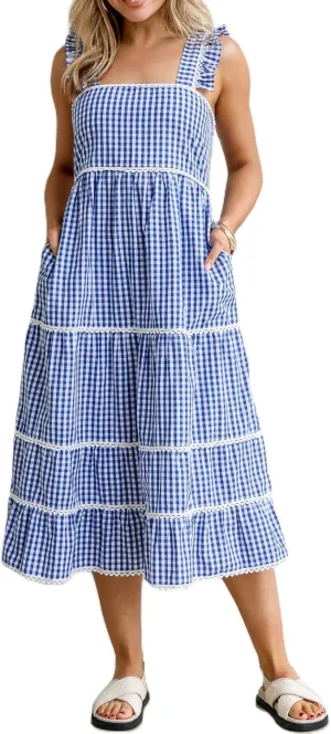 Women Summer Colorful Striped Maxi Cami Dress Spaghetti Strap Boho Long Flowy Sun Dresses A Line Beach Sundresses