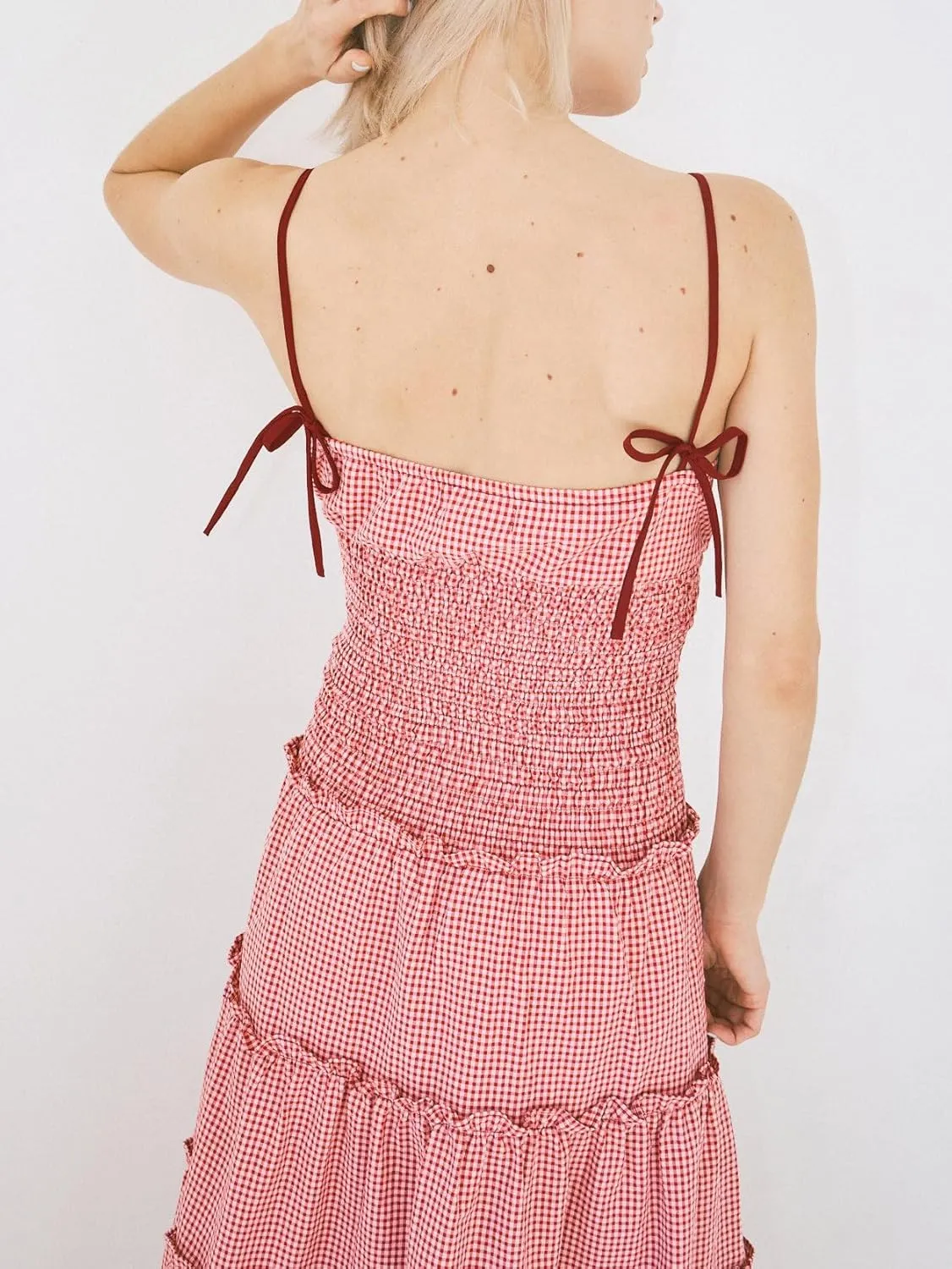 Women Summer Colorful Striped Maxi Cami Dress Spaghetti Strap Boho Long Flowy Sun Dresses A Line Beach Sundresses