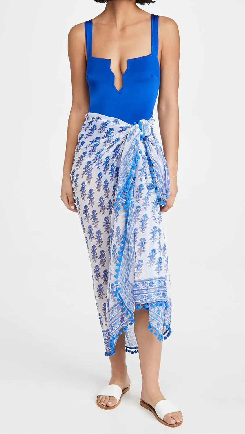 Women's Border Print Sarong