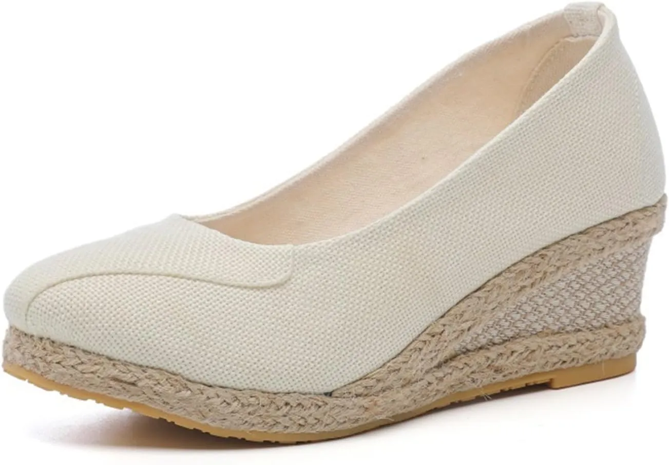 Women's Closed Toe Sandals Slip On Comfortable Platform Wedge Sandals Arch Support Walking Slippers Comfortable Orthopedic Mules Casual Summer Dressy Slippers