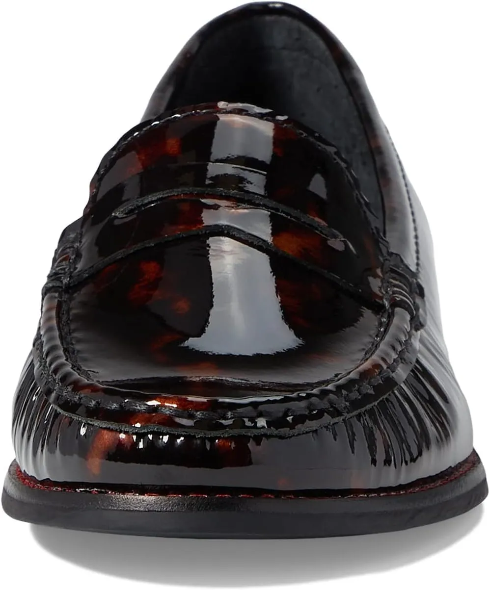 Womens Genuine Leather Comfort Slip on Penny Loafers
