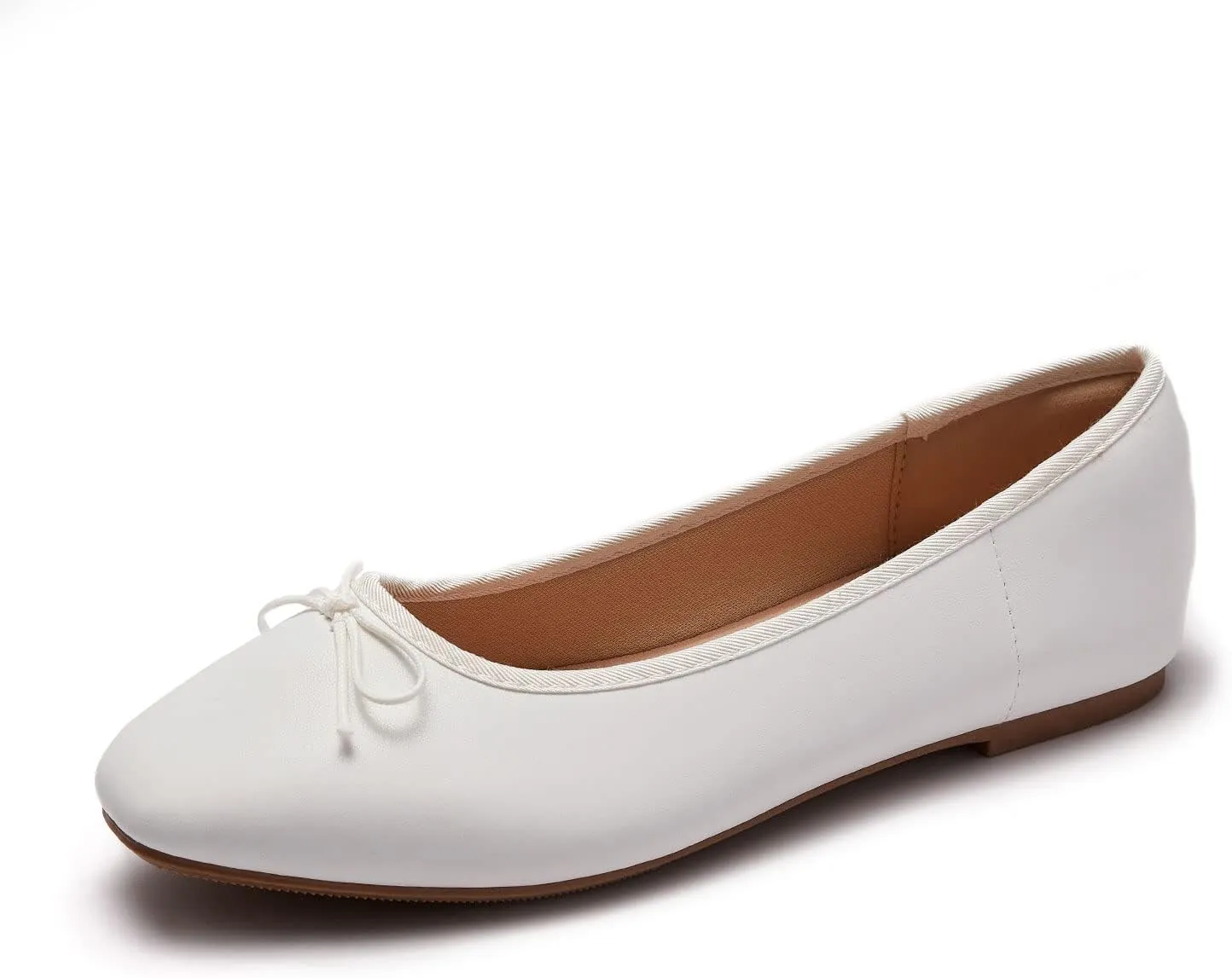 Women's Round Toe Ballet Flats Comfortable Bow Dressy Flats Shoes for Women