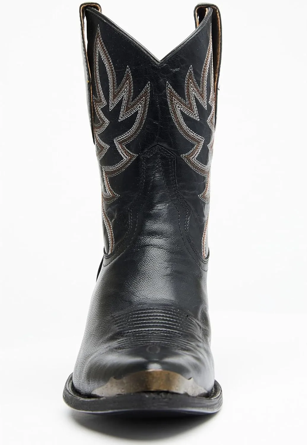 Women's Western Cowboy Ankle Boots Short Cowgirl Boots with Classic Embroidered Slip On Pointed Toe Chunky Country Booties