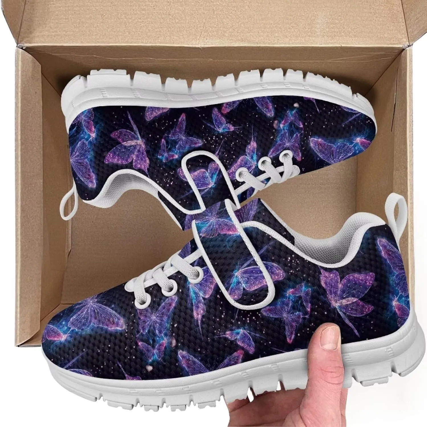 YEXIATODO Sneakers for Girls Boys Toddlers Slip on Shoes Hands Free Shook and Loop chool Shoes Athletic Shoes US 1-13