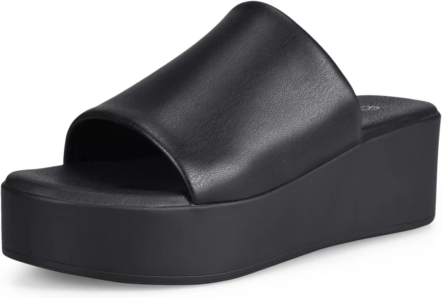 zero-sum Women's Platform Sandals Comfortable Open Toe Backless Slip On Wedge Sandals Summer Casual Slippers for Women