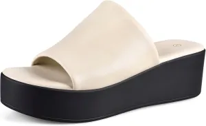 zero-sum Women's Platform Sandals Comfortable Open Toe Backless Slip On Wedge Sandals Summer Casual Slippers for Women