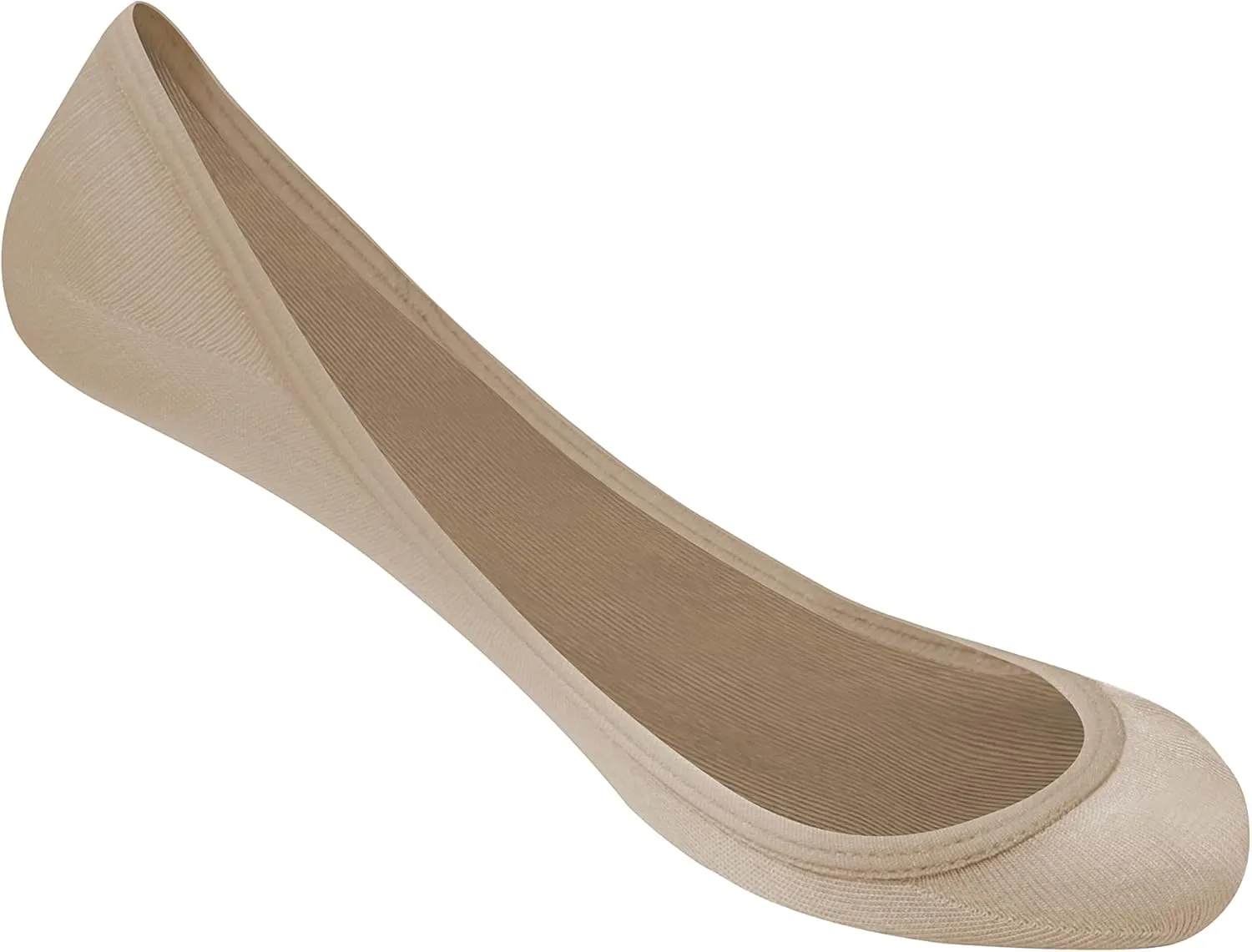 ZeroSock Bamboo Viscose Flats Invisible Socks For Heels With Mesh Ventilation with Anti-Slip Gel Heel Grip (4 Pairs Per Box)